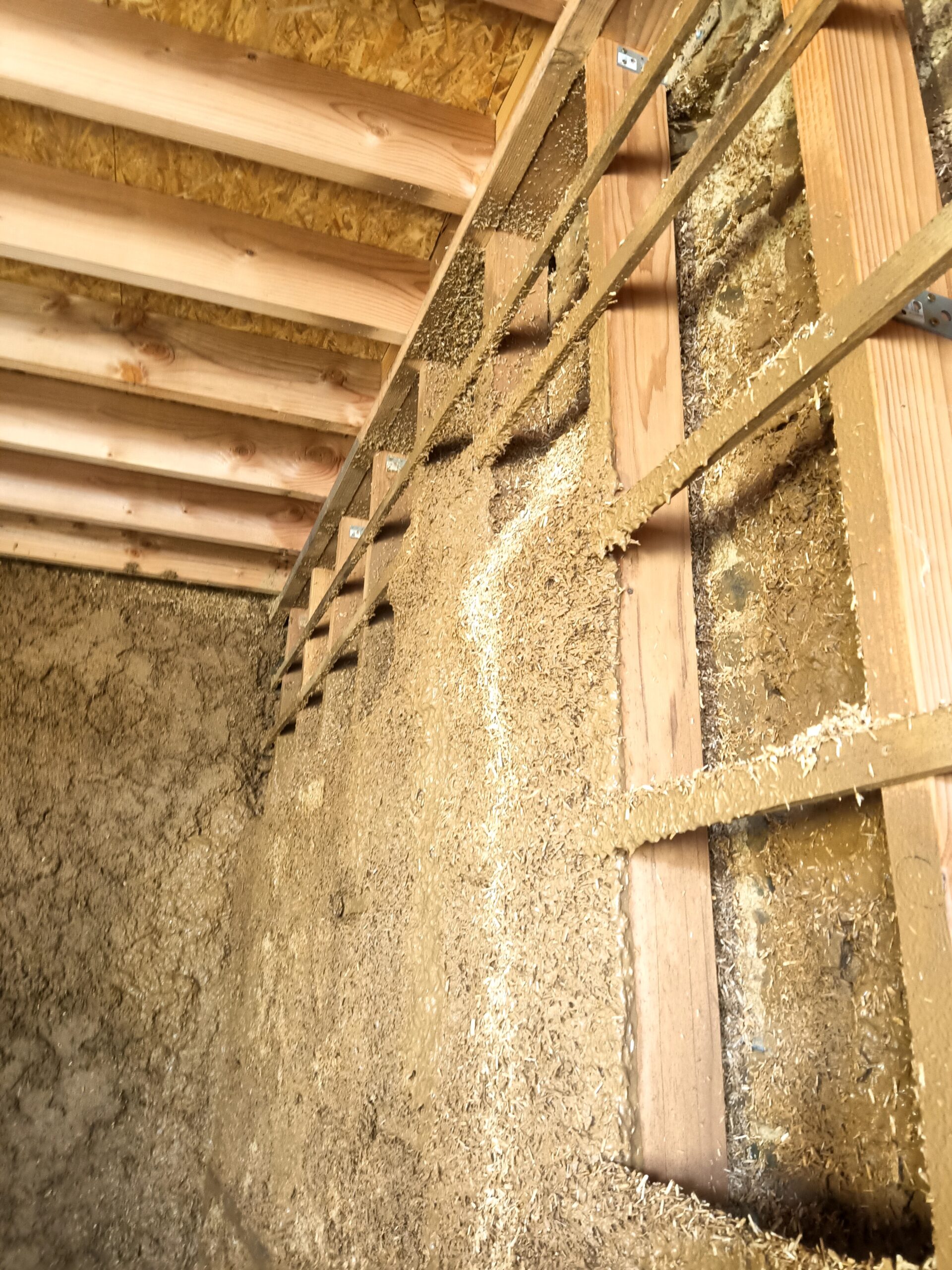 terre chanvre projeté