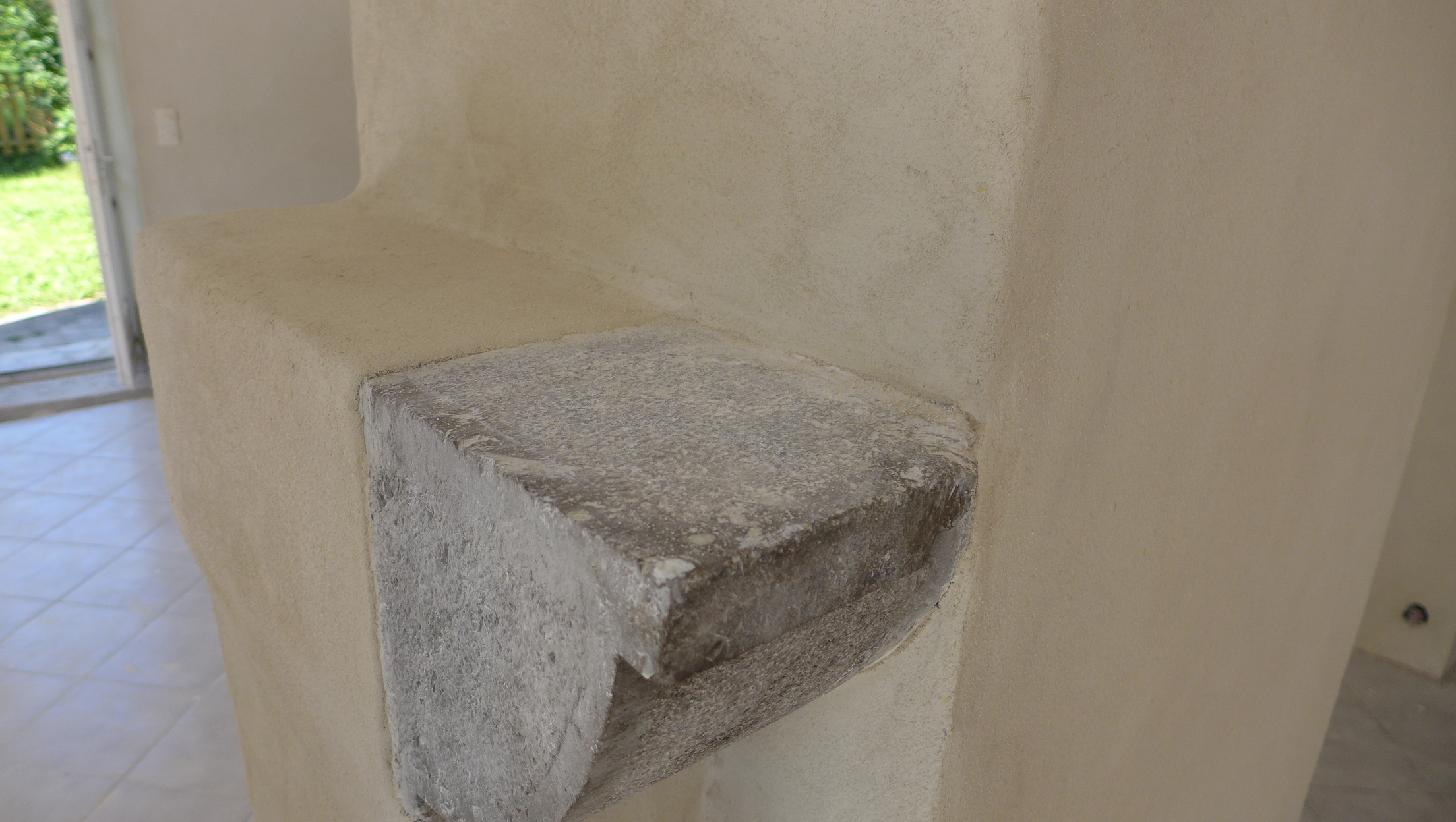 Enduit corps chaux sable